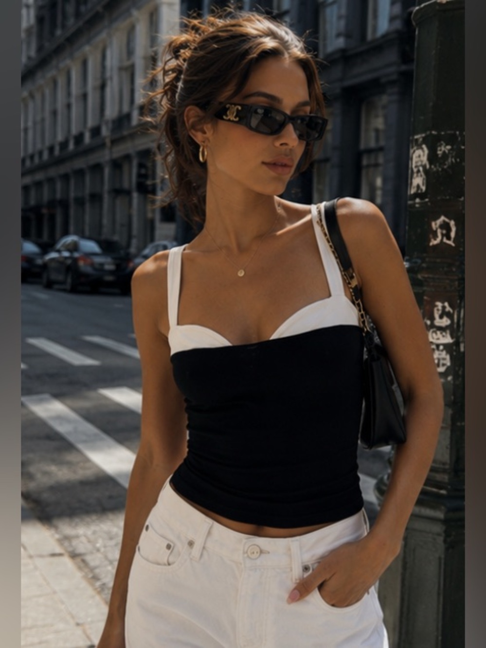 Reformation Harlan Knit Coquette Quiet Luxury Old Money Chic Sweetheart Tank